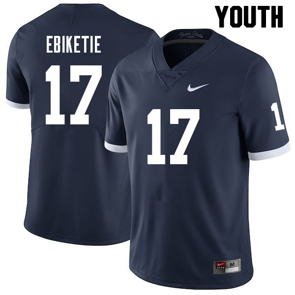 Youth #17 Arnold Ebiketie Penn State Nittany Lions College Football Jerseys Sale-Retro
